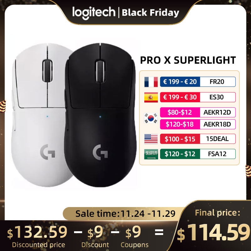 Logitech G PRO X SUPERLIGHT Gaming Mouse GPW 2nd Generation Hero